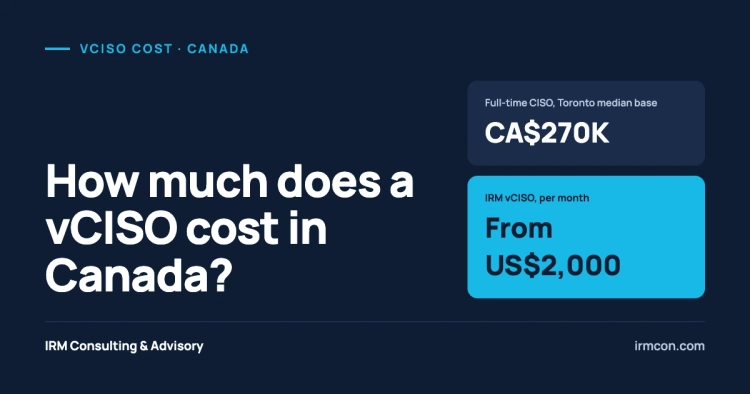 How Much Does a vCISO Cost in Canada?