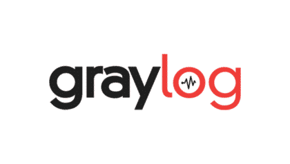 Graylog logo on a white background.