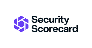 Security scorecard logo on a white background.