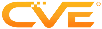 The cve logo on a black background.