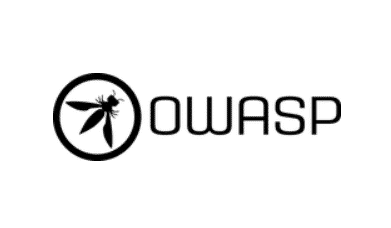 Owasp logo on a white background.