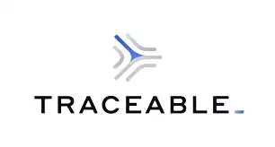 Traceable logo on a white background.