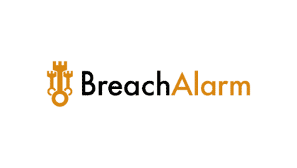Breach alarm logo on a white background.