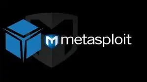 Metasploit logo on a black background.