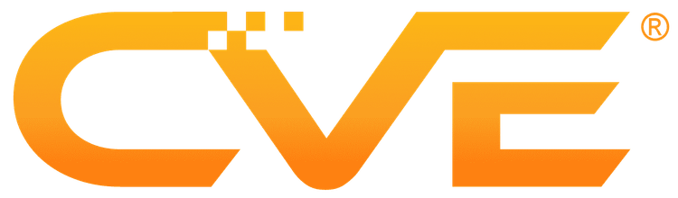 The cve logo on a green background.
