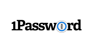 The logo for 1password on a white background.