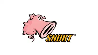 A pig logo with the word short on it.